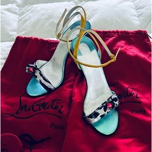 Multicolor Christian Loubouitn heels size 51/2